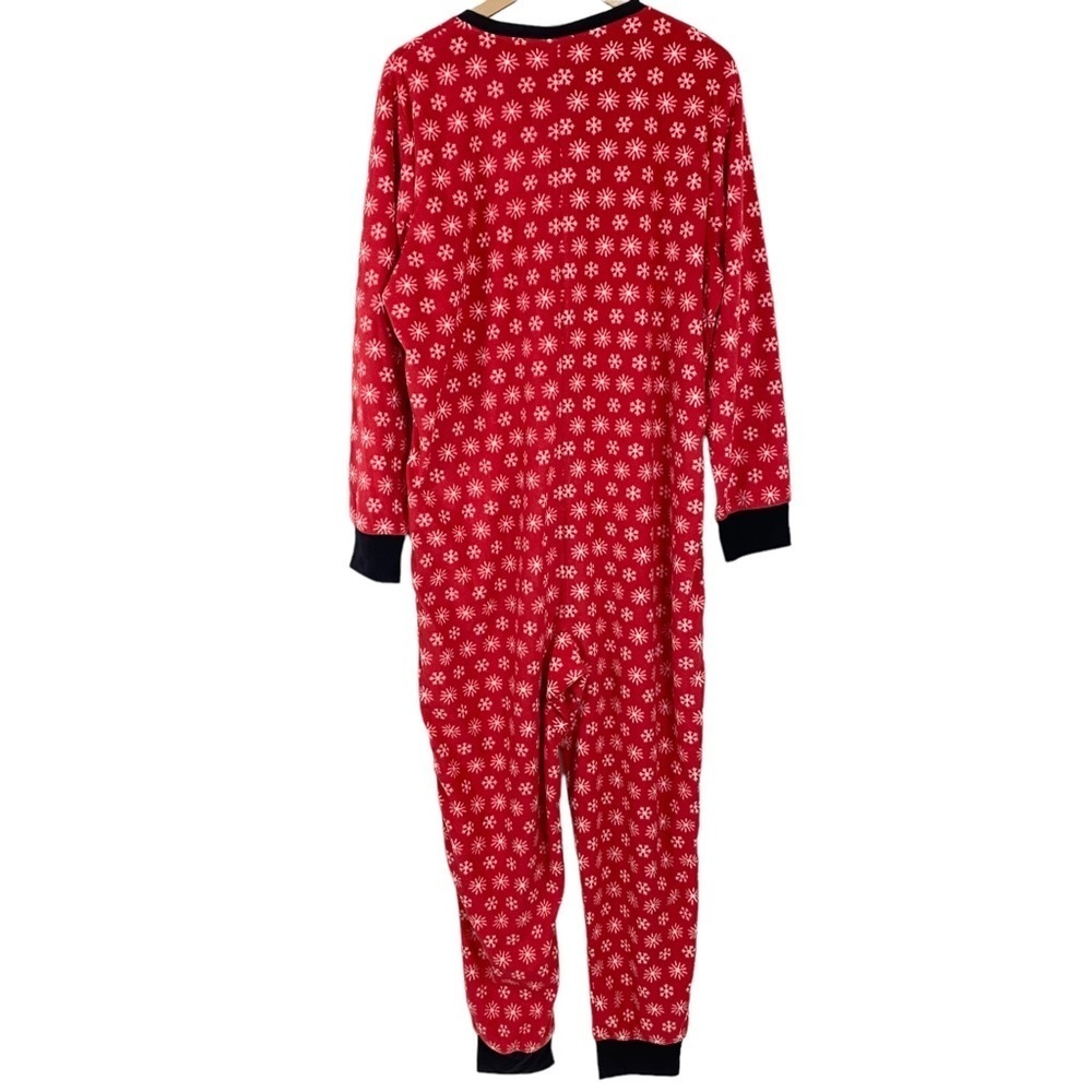 Jammies For Your Families Pajamas Womens Size XL One Piece Fleece Long Sleeve - Picture 2 of 6
